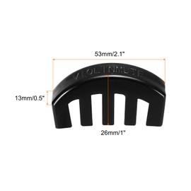 sourcing map Violin Practice Eliminator Silent Rubber Black 4/4 Volume Control