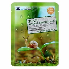 Snail Natural Essence 3D Pulp Mask Pack 10 sheets (WA5D658) / 달팽이 내추럴 에센스 3D 펄프 마스크팩 10매 (WA5D658)