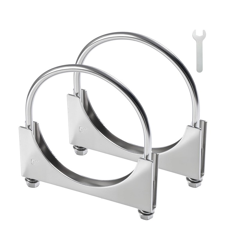 EVIL ENERGY 5" Heavy Duty U Bolt Exhaust Clamp, 5
