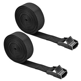 Load Tightening Belt, Luggage Belt, 3.3 ft (1 m), Width 1.0 inches (25 mm), Set of 2