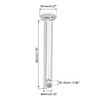 sourcing map 4pcs Single Hole Fork Bolts 4 mm x