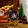 3D Glass Laser Christmas Tree Ball Sphere 60mm Crystal Ball