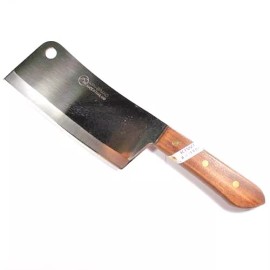 Kiwi #835 Vegetable Chopping Knife/cleaver stainless wood handle 6.5" Inches