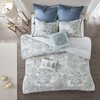 Madison Park Reversible Cotton Comforter Season Set, Matching Bed Skirt,