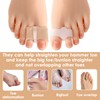 2pcs Toe Separators Bunion Corrector with 2 Loops Big Toe