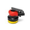 Pneumatic 3" Random Orbital Palm Sander with 10 Polishing Buffing