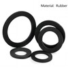 Qrity Pack of 6 O-Ring Sealing Rubber, Kitchen Sink Snap