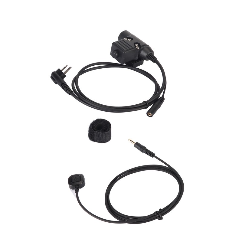 U94 PTT Adapter Push to Talk Button Walkie Talkie Military