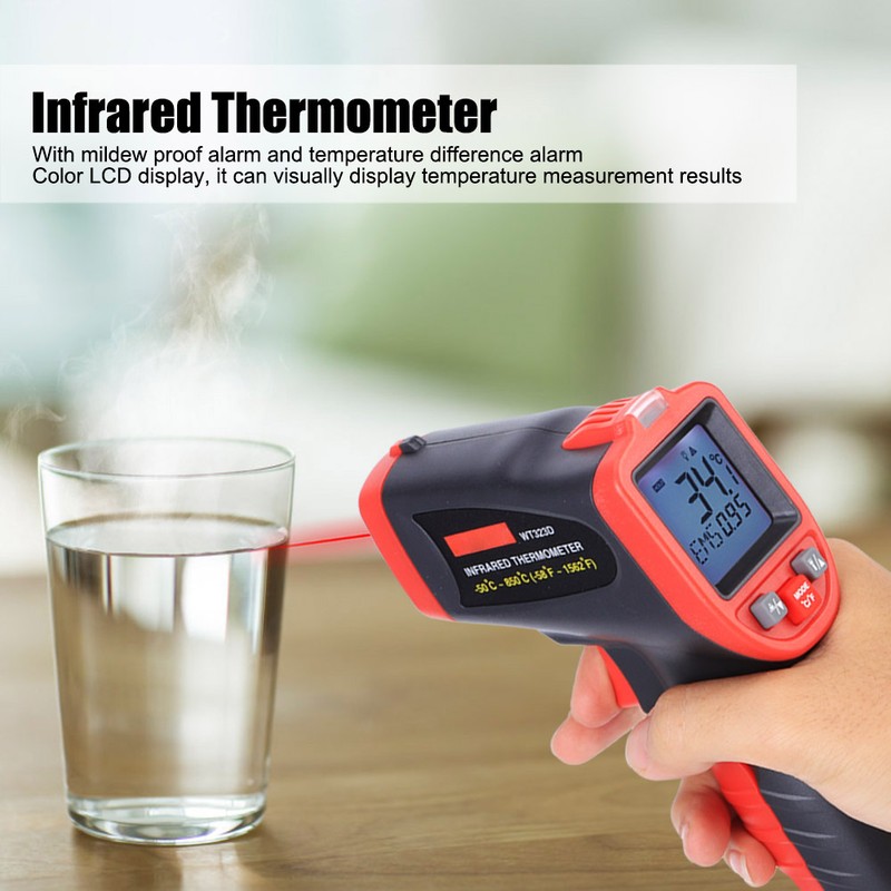 WT323D 50℃850℃ Handheld NonContact Digital Infrared IR Thermometer Temperature Tester
