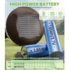 BITPOTT Bright Solar Lights Outdoor 6 Pack, 2-in-1 Warm&Cool Solar