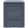 vidaXL Garden Composter Gray 23.6“x23.6”x28.7“ 68.7 gal