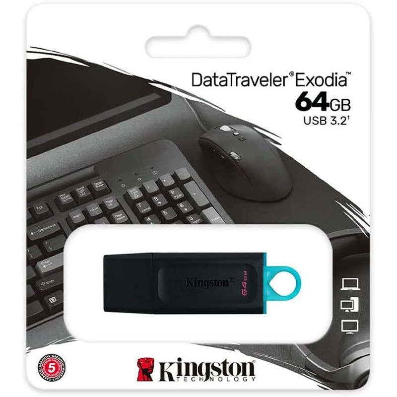 PSA Memoria USB Kit 5 Piezas, Exodia DTX 64 GB