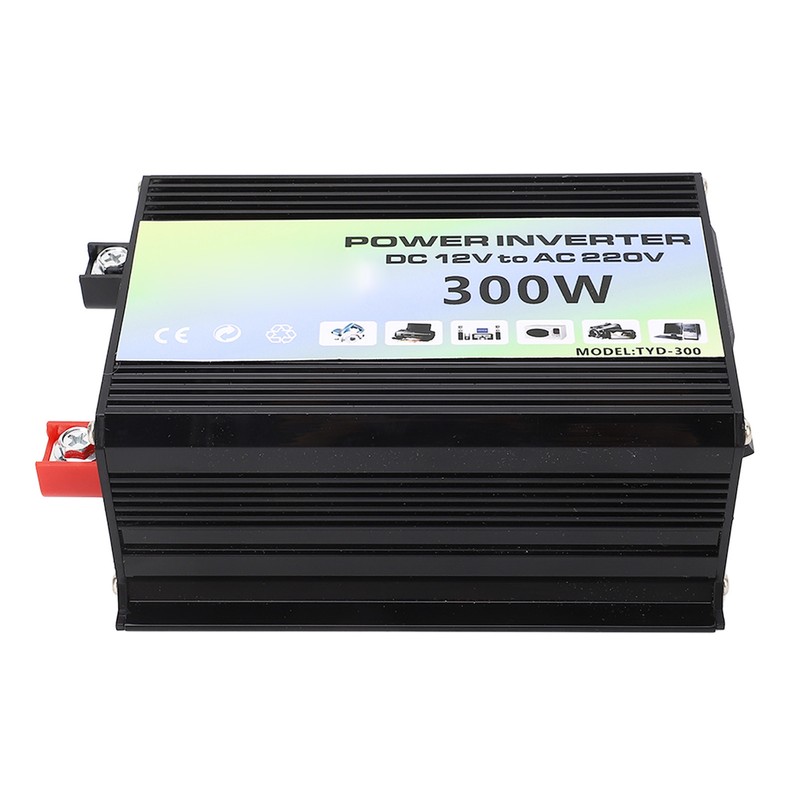 Power Inverter 300W 1 Universal Socket 2 USB Port Smart