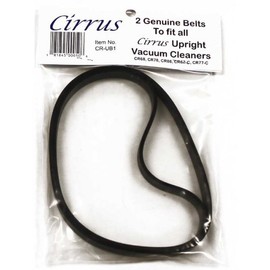Genuine Cirrus Replacement Upright Vacuum Belts for Cirrus Models CR68, CR78, CR88, CR89, CR99, CR9100, CR69A, CR79, CR67C, CR69, CR77C and ProGrade P8000, P8500, P8500A, P9000 | Pack of 2