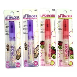 Lip Smaker Kit Vainilla Y Kiwi Fresa 4 Pzas Gloss