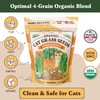 Seedboy Organic Cat Grass Seeds for Planting, Non-GMO Wheat, Oat,