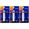 Nivea Deep Moisture Lip Unscented [Over-the-counter drug] 3-pack