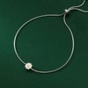 Cute Daisy Bracelet for Women Sterling Silver Plated Sweet Delicate