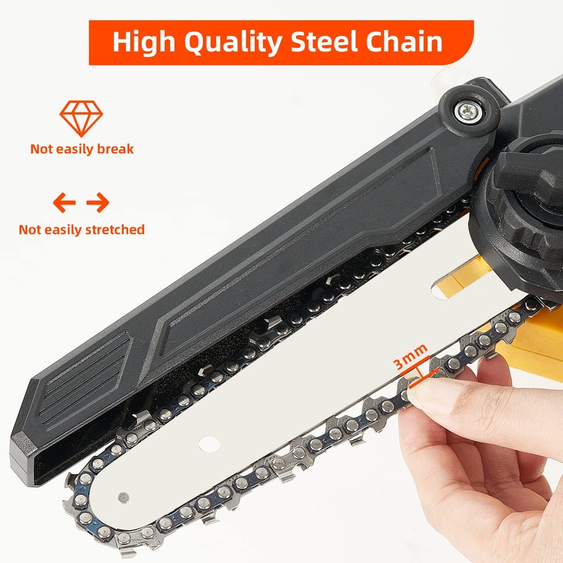 2 Pack 6" Replacement Chains for Supstable Cordless Chainsaw and