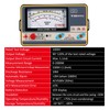 FUNFANG Insulation Resistance Meter Digital Ohmmeter Handheld Insulation Tester Megameter