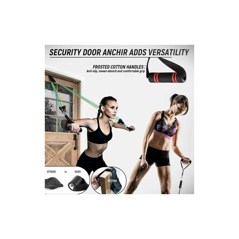 1 Set X 13Pc Yoga Resistance Band Home Workout Set