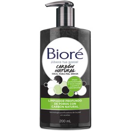 Bioré Limpiador Profundo de Poros con Carbon Natural, 200 ml