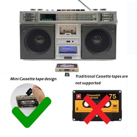 ANTPO Retro Vintage AM FM Radio Bluetooth, Portable Radio Transistor with Best Sound, Rechargeable Radio, TWS, Support TF Card/USB Playing