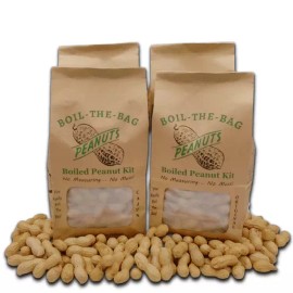 Boil-The-Bag Peanuts Boiled Peanuts:  Porter's (almost famous) Boil-The-Bag Peanuts [4 bags] - Original