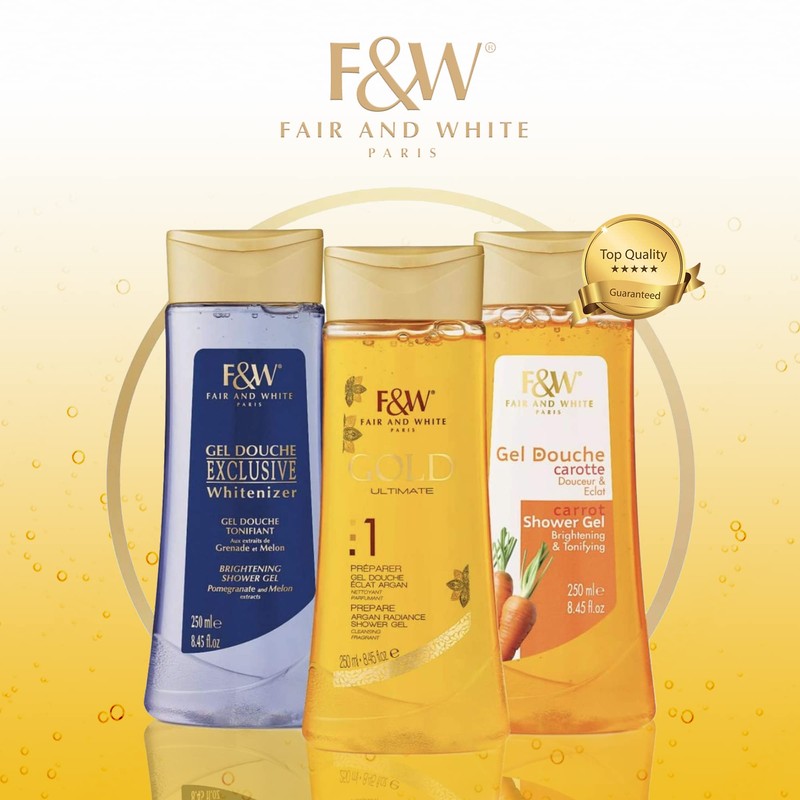FAIR & WHITE Gold Radiance Body Wash (33.8 fl.oz /