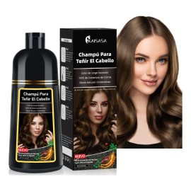Shampoo Con Tinte De Cubre Canas Natural Jengibre 500ml