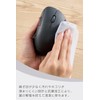 ELECOM SHELLPHA Wireless Mouse, Silent, 5 Buttons, Bluetooth, Wireless 2.4GHz