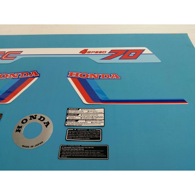HONDA ATC70 1983 DECAL GRAPHIC SET (#*-H62)