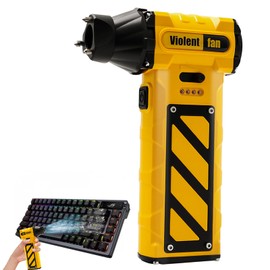 SANYCASA Compressed Air Duster,180,000 RPM Electric Air Duster with 8,000 mAh Battery, Precision Adjustable Canned Air Duster for Computers, Keyboards, Outdoors, Cars, and Workbenches