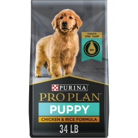 Purina Pro Plan Pro Plan Puppy Chicken & Rice Formula, 34Lb, ( Free Shipping )