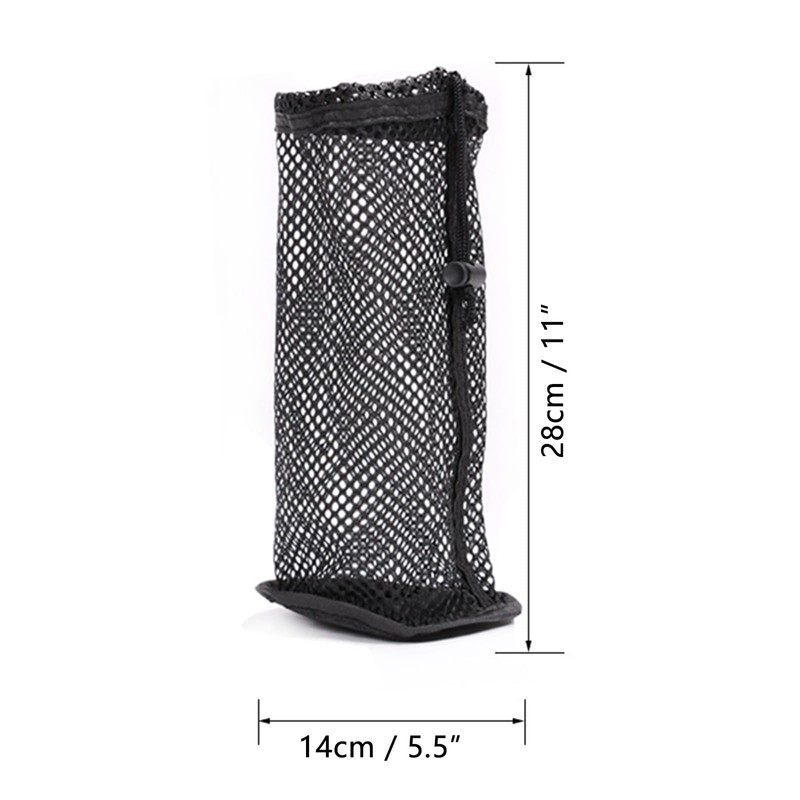 Auto-plaza 3Pcs Nylon Golf Ball Bag Drawstring Mesh Pouch, Stores