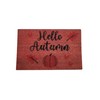 Dollhouse Hello Autumn Doormat Pumpkin Fall Sign Modern 1:12 Printed