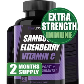 THELABSMENCO Season Change Immune Support Supplement w/Elderberry Vitamin C and Zinc Support Immune & Respiratory Health & Increase Antioxidant Activity During Weather Change, 2-Mons