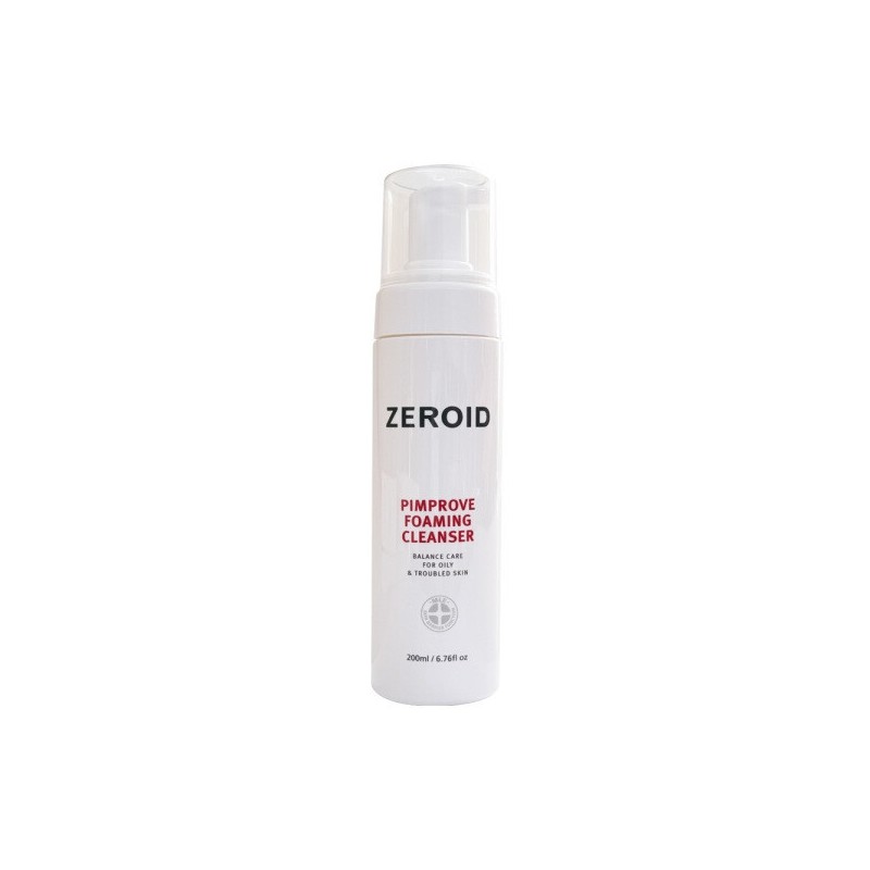 Zeroid Pimple Probe Foaming Cleanser 200ml 1 Count / Circle