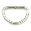 Bonnin 6Pcs Quality Metal D Rings Fasteners Buckles for Webbing