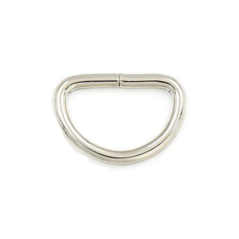 Bonnin 6Pcs Quality Metal D Rings Fasteners Buckles for Webbing