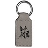 Boxer Keyring | Boxer Keychain | Dog Gifts (Gray)