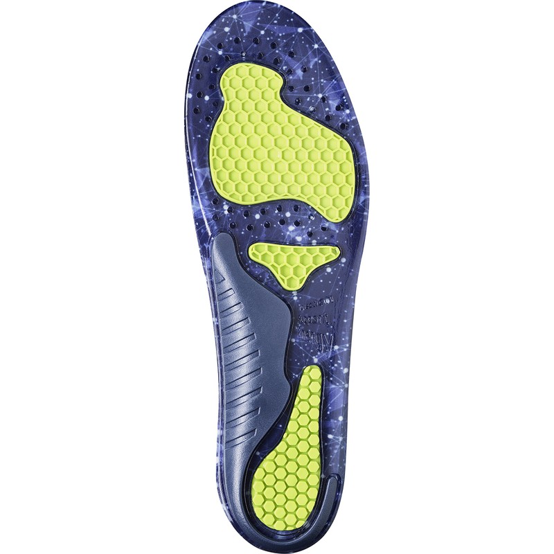 Bergal GelMotion 3 Einlegesohle für Arbeit Comfort Insole, Blue (Blau),