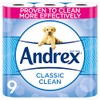 Andrex Classic Clean Toilet Tissue, Pack of 9