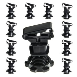 Electric Fence Poly Rope or Tape Holding Screw-on Round Post Insulator (25)