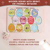 KATINAT Resurrection Easter Story Eggs - 12 Wooden 2D Egg