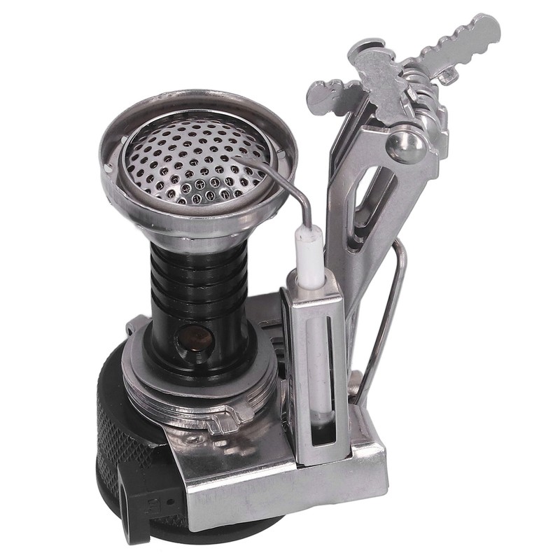 Backpacking Stove High Temperature Resistance Lightweight Foldable Gas Stove Adjustable