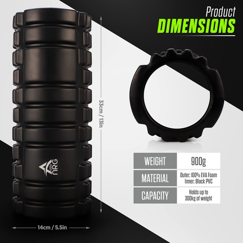 ActivNRG Fitness Foam Roller for Deep Tissue Muscle Massage Trigger