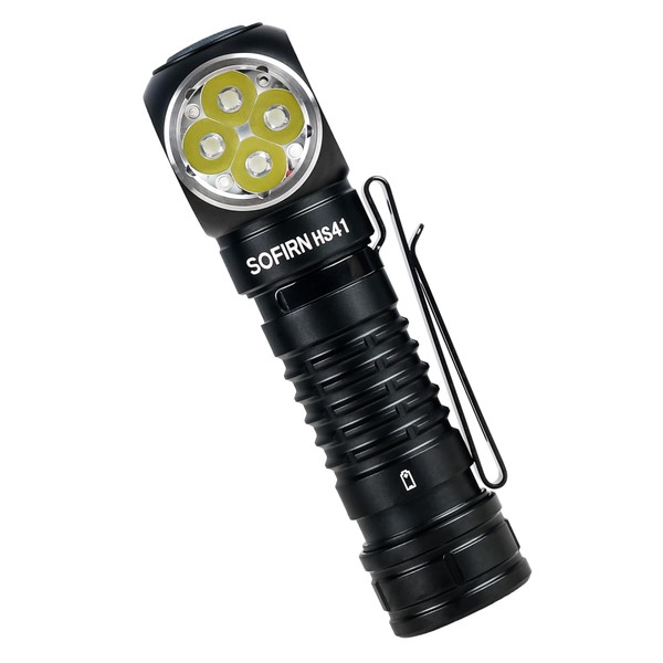 weneasker Head Torch Rechargeable 4000 Lumen, Sofirn HS41 EDC falshlight