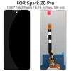Screen Replacement for Tecno Spark 20 Pro KJ6 LCD Screen