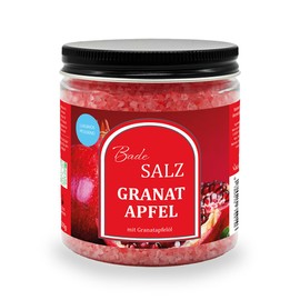 Nakobe Bath Salts - 300g Pomegranate Sea Salt - Luxurious Spa Experience